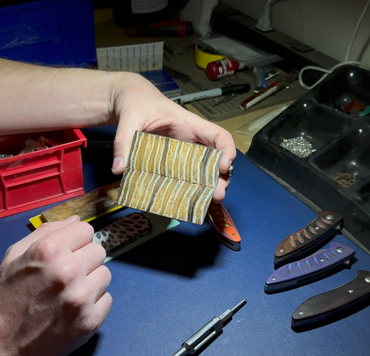 Ancient Materials, Modern Masterpieces: Inside Our Custom Pocket Knives
