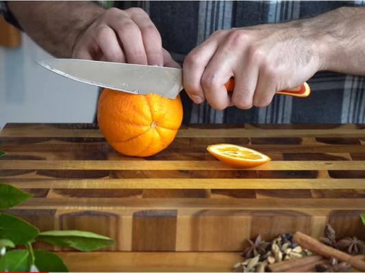 New Video: New West KnifeWorks 6" Petty Utility Knife slices citrus like butter.