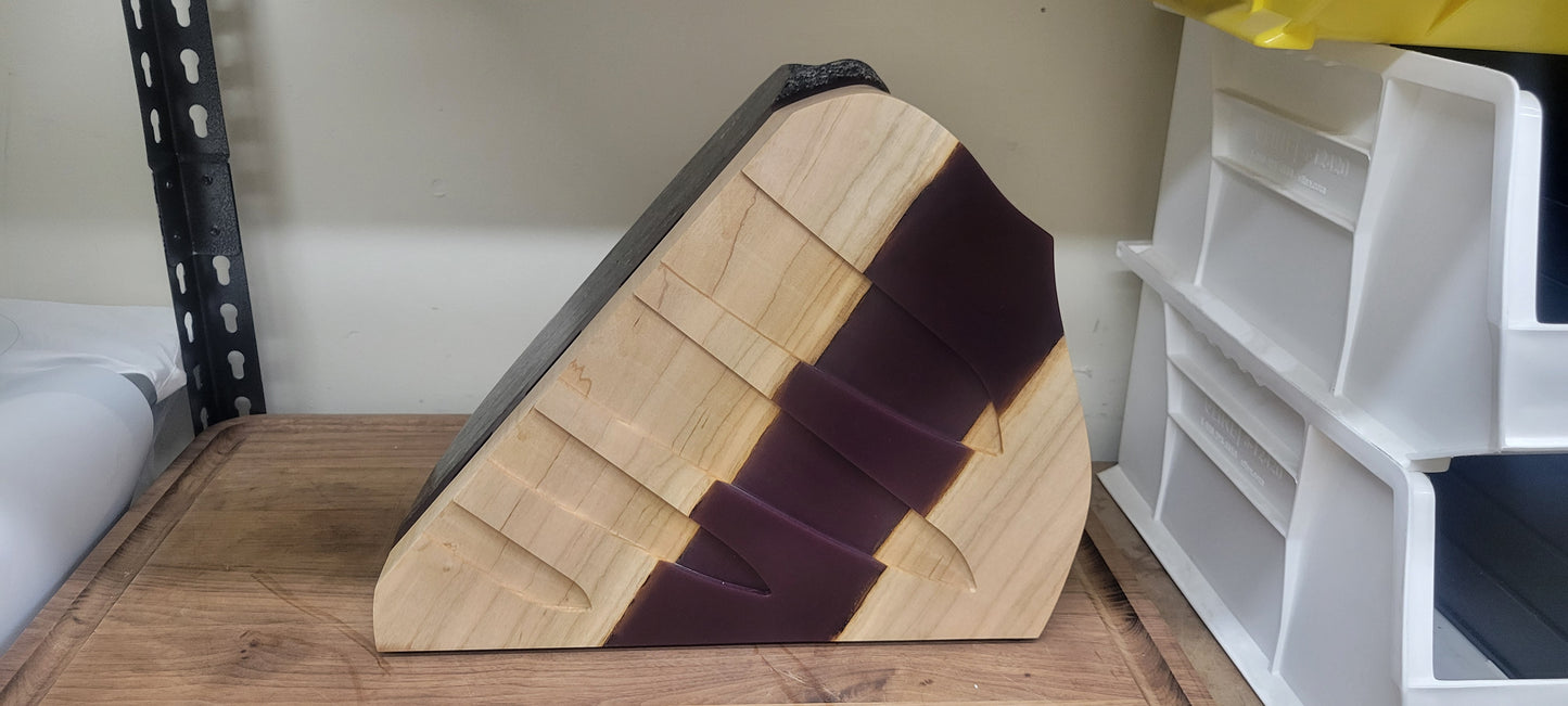 Merlot Canyon 7pc Chef Rock Block