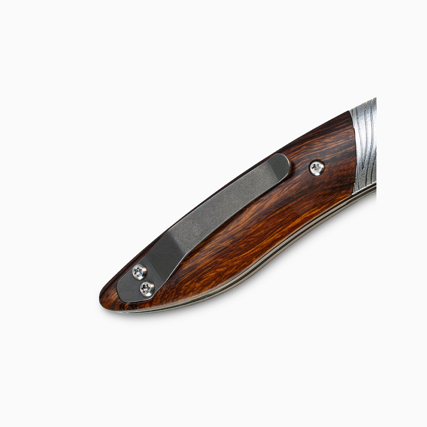 Glory Folder Semi-Custom #261 Ironwood - Herringbone Damascus - Aegir Damasteel