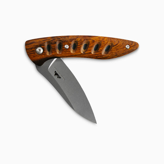 Saddleback MagnaCut Glory Folder - Ironwood & Black Liner - Fluted