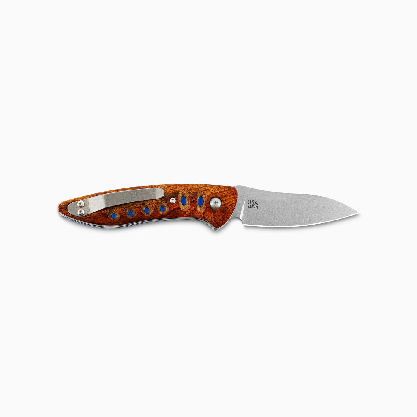 Saddleback Glory Folder - Ironwood & Blue Liner