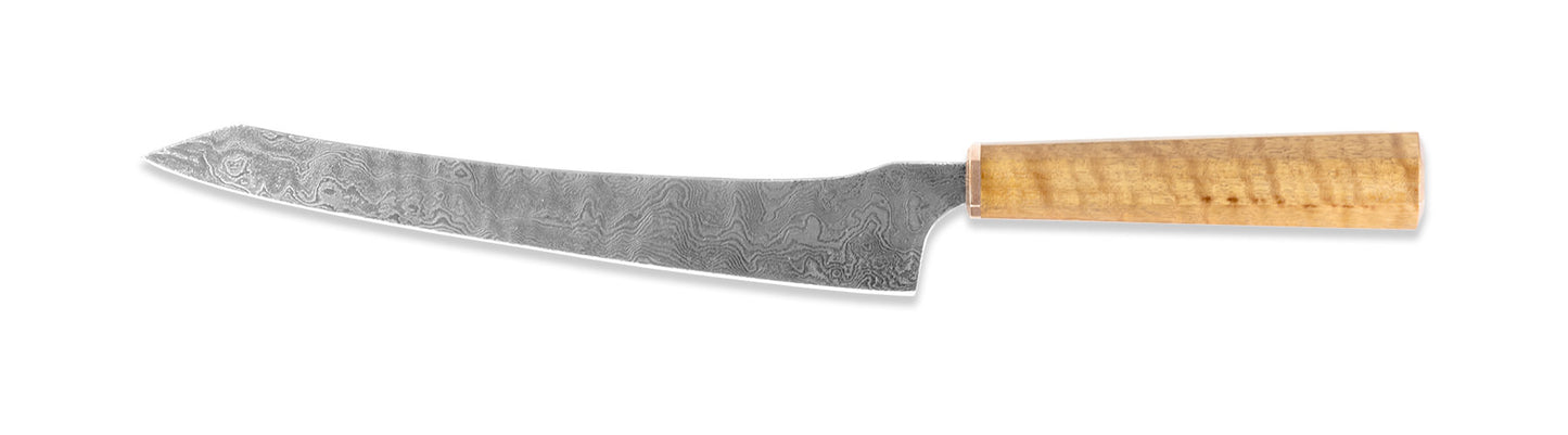 Jonathan Wessel - Custom 9" Damascus Slicer