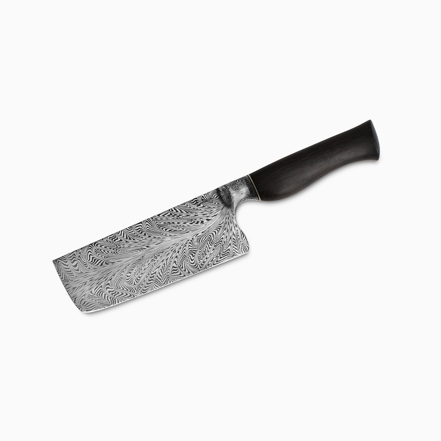 Andrea Lisch | Custom 6" Integral Feather Damascus Nakiri