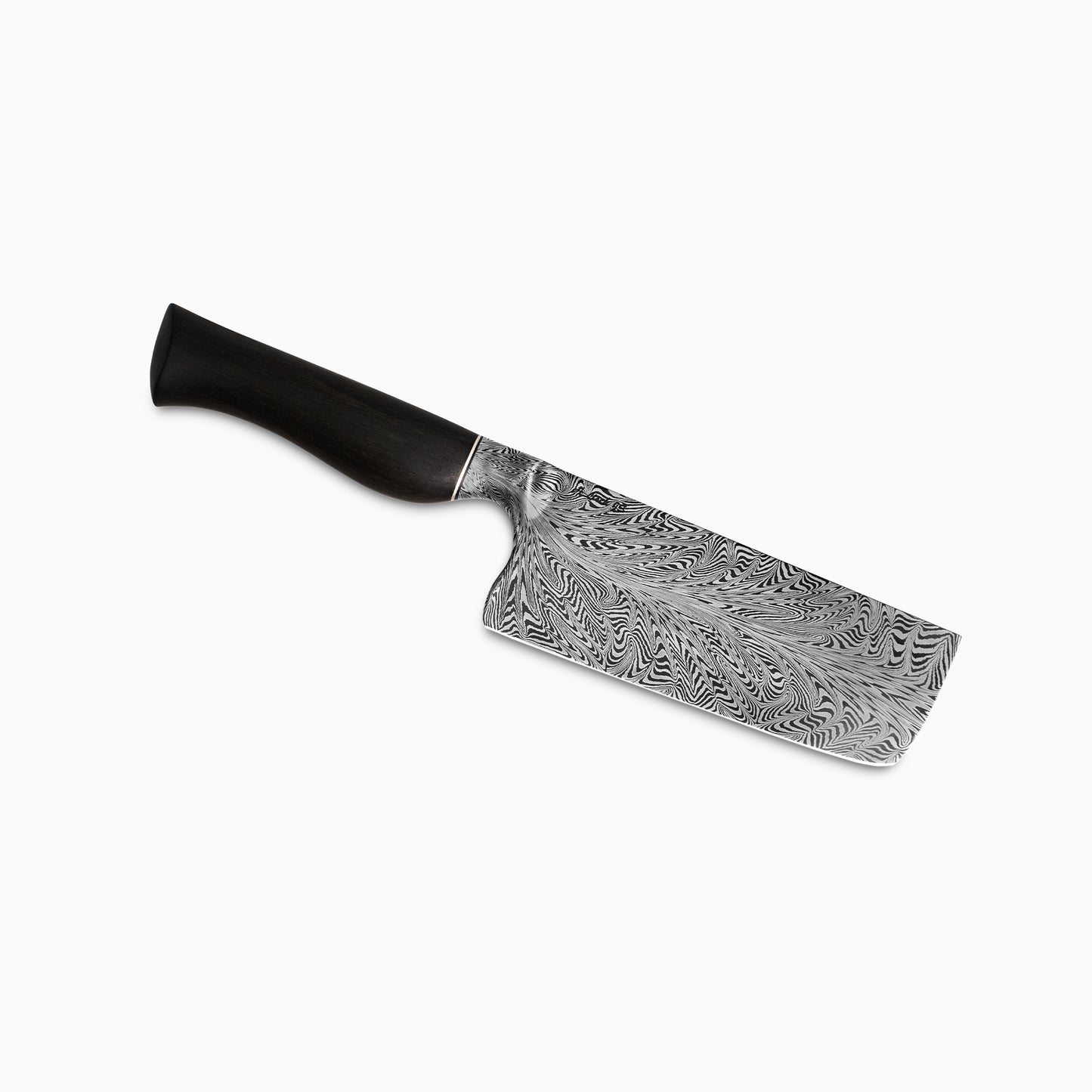 Andrea Lisch | Custom 6" Integral Feather Damascus Nakiri
