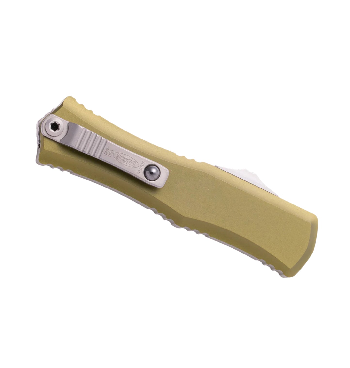 Microtech Hera II Mini 1701M-10OD | OD Green Handle + Bayonet Stonewash Blade