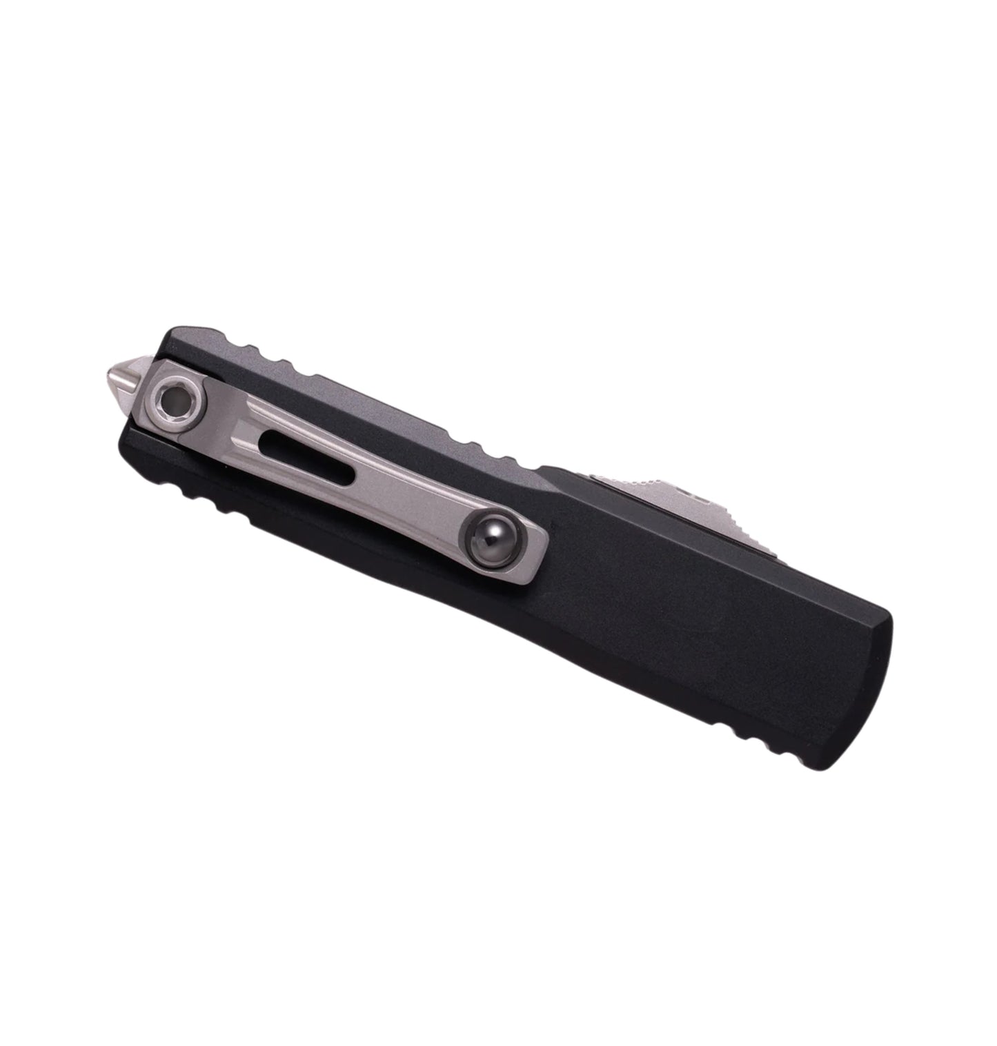Microtech UTX-85 GEN IV 12314-10 | Black Handle + S/E Stonewash Blade