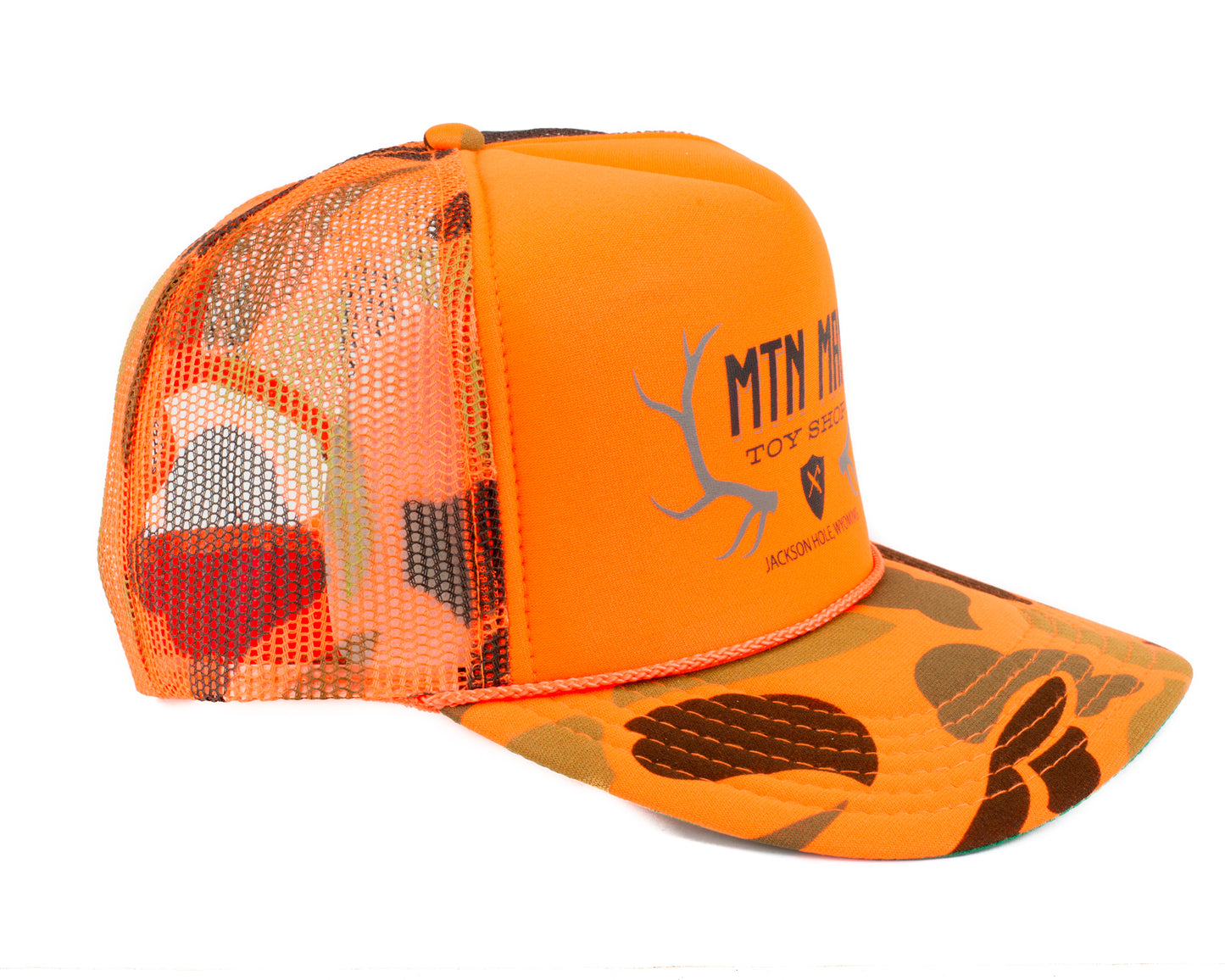 Blaze Orange Foam Trucker Hat