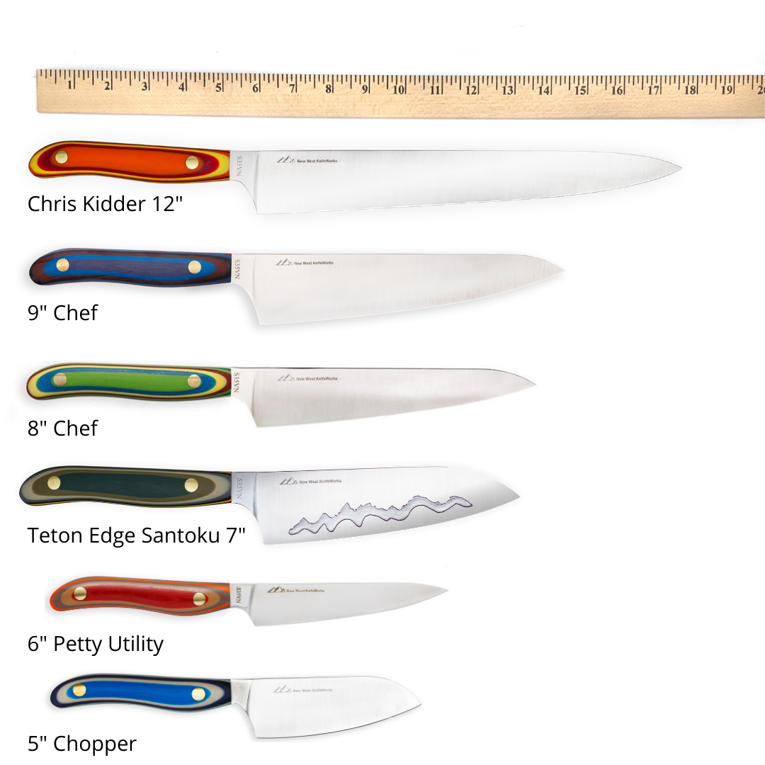 A visual comparison of some (fairly) popular knives. And Brief notes in OP  comment. : r/chefknives