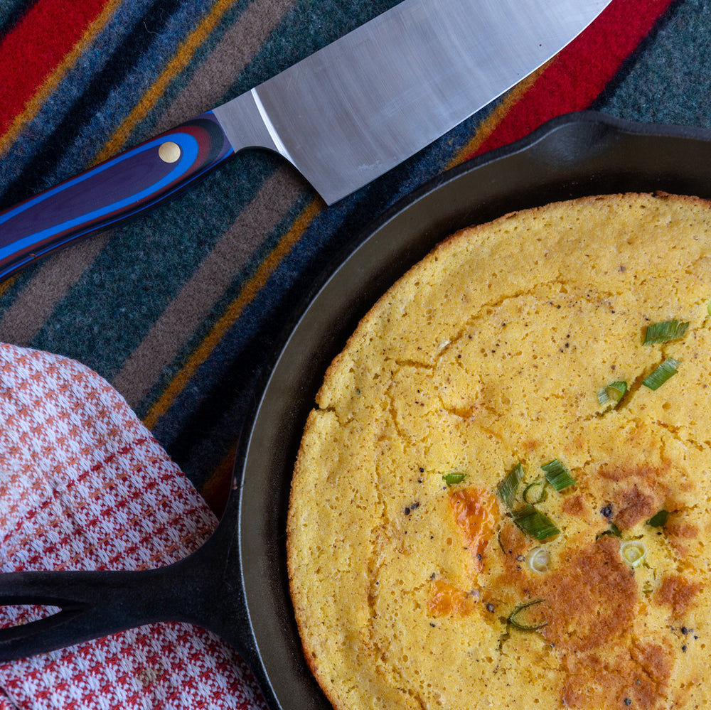 RECIPE Old Fashioned Skillet Cornbread New West KnifeWorks