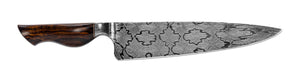 Apple Valley Forge - Custom Integral Mosaic Damascus Chef Knife w/ Ironwood Handle