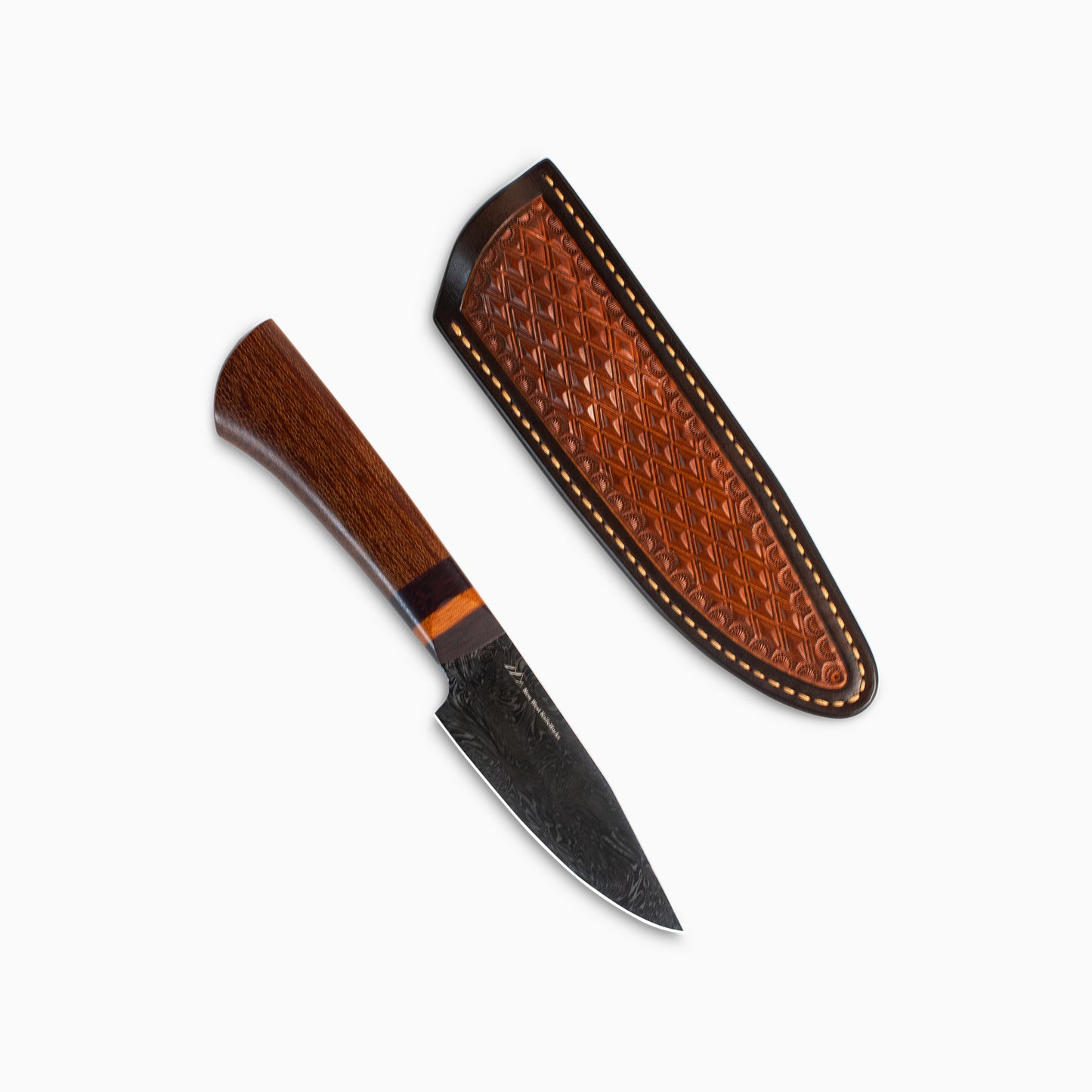 Jack Rellstab/NWKW - 3" Custom Canvas Micarta Hunter #151