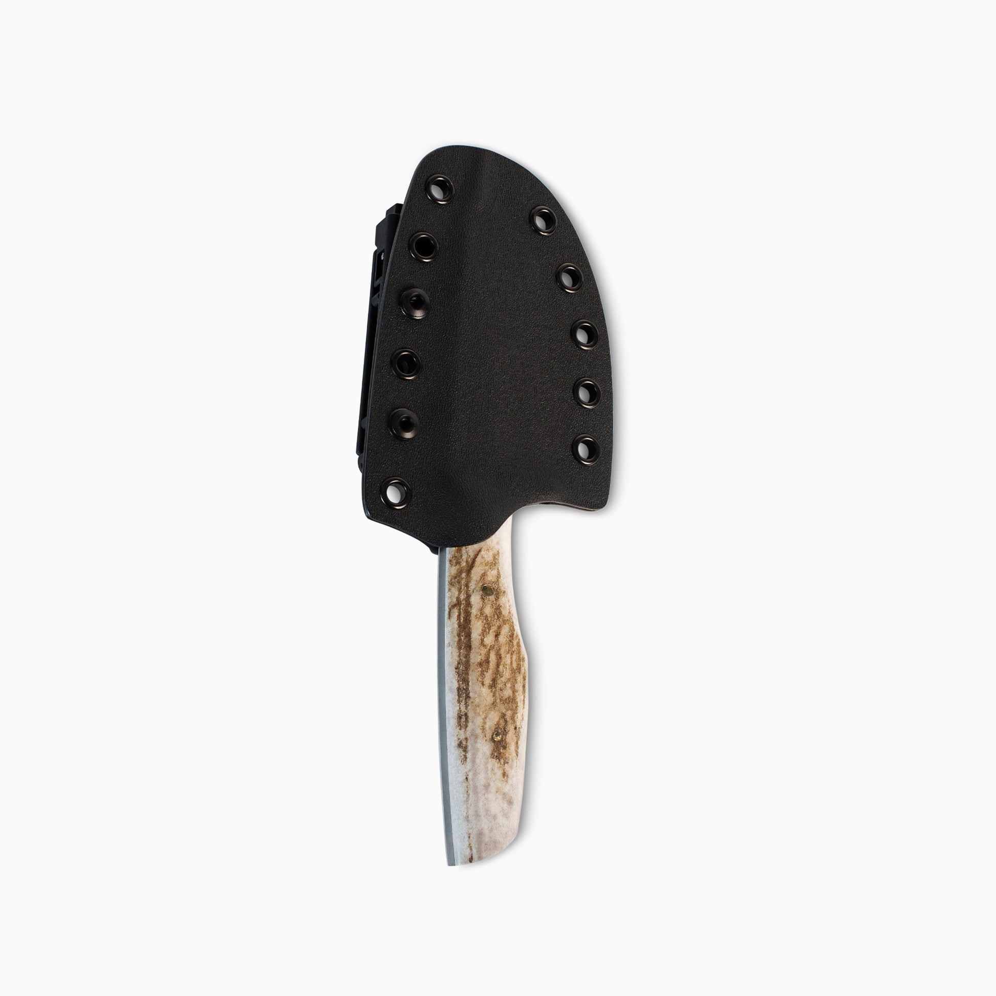 Custom Clip Point Elk Antler Hunting Knife #168 by Jack Rellstab | New ...