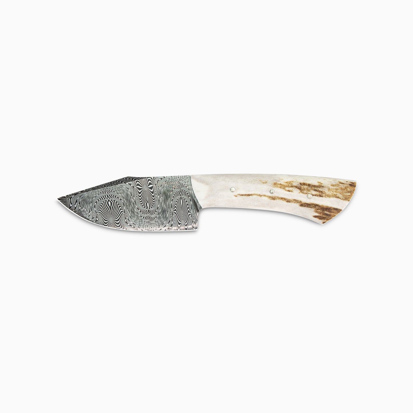 Jack Rellstab/NWKW - Damascus Clip Point Elk Antler Hunter #178