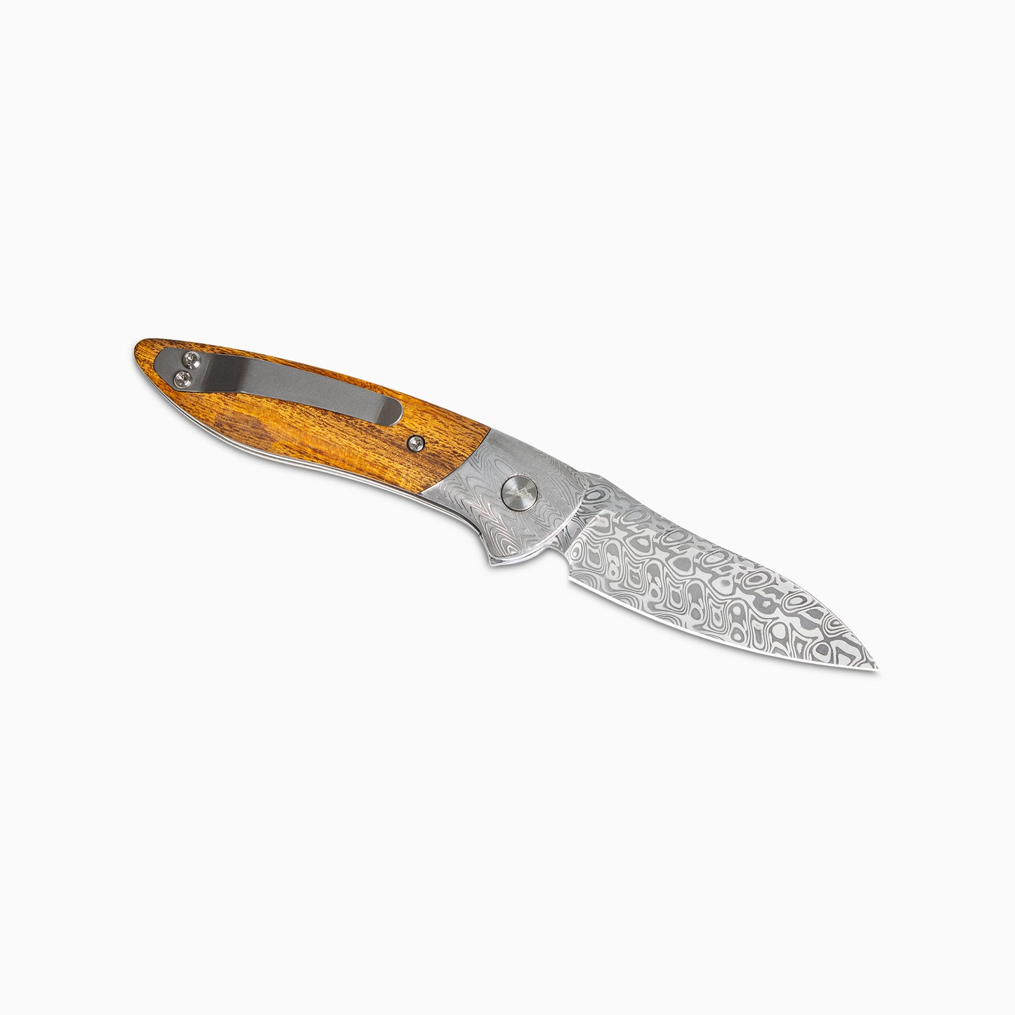 Glory Folder Semi-Custom #257 Ironwood - Spirograph Damascus - Aegir Damasteel