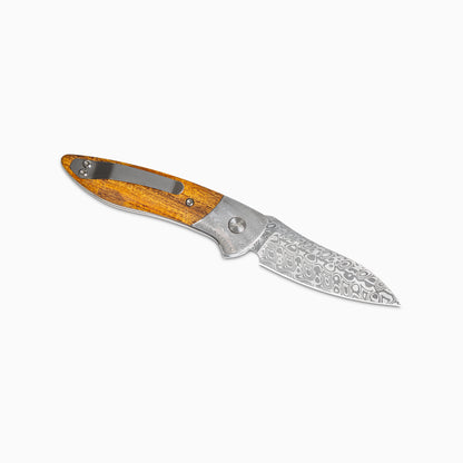 Glory Folder Semi-Custom #257 Ironwood - Spirograph Damascus - Aegir Damasteel