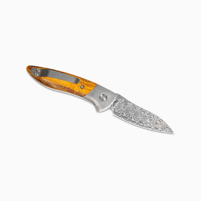 Glory Folder Semi-Custom #259 Ironwood - Herringbone Damascus - Aegir Damasteel