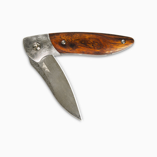 Glory Folder Semi-Custom #263 Ironwood - Raindrop Damascus - Aegir Damasteel