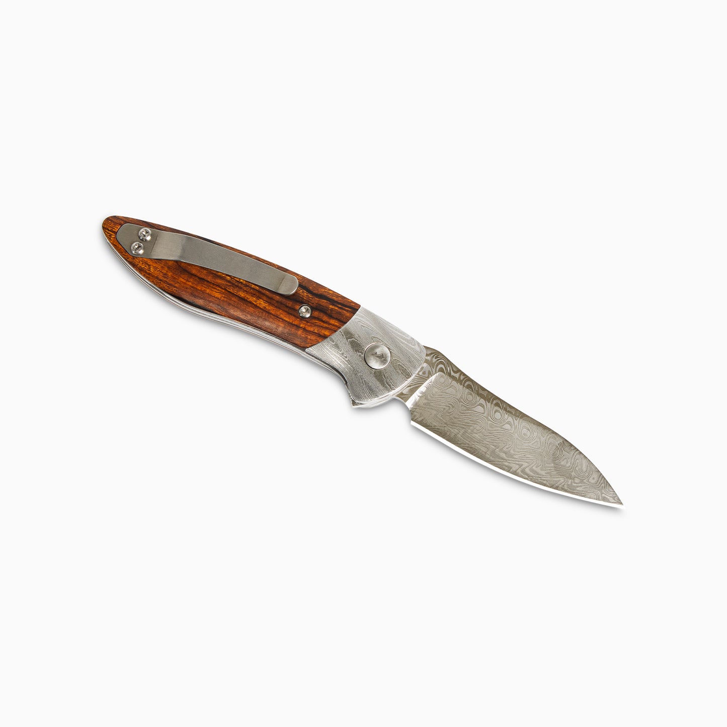 Glory Folder Semi-Custom #264 Ironwood - Ladder Damascus - Aegir Damasteel