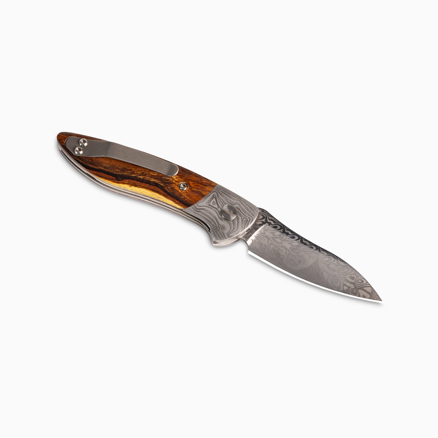 Glory Folder Semi-Custom #283 Ironwood - Ladder Damascus - Aegir Damasteel