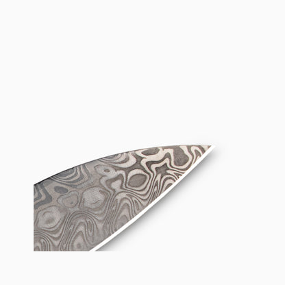 Glory Folder Semi-Custom #284 Elk Antler - Sharktooth Damascus - Aegir Damasteel