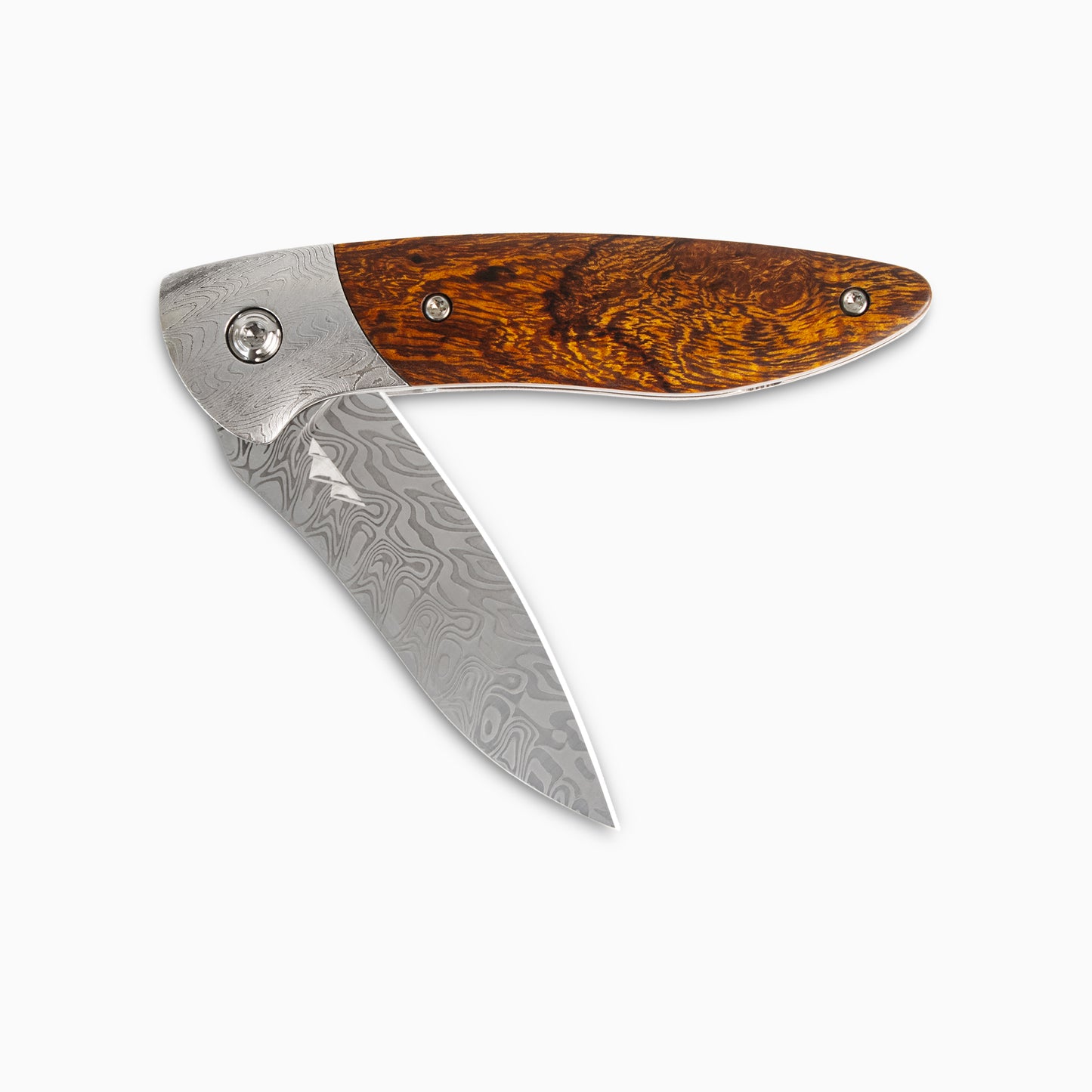 Glory Folder Semi-Custom #285 Ironwood - Sharktooth Damascus - Aegir Damasteel