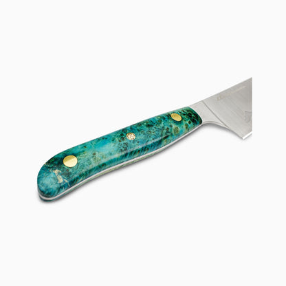 7" Teton Edge Santoku - Maker's Mark: "Alpine Tarn"