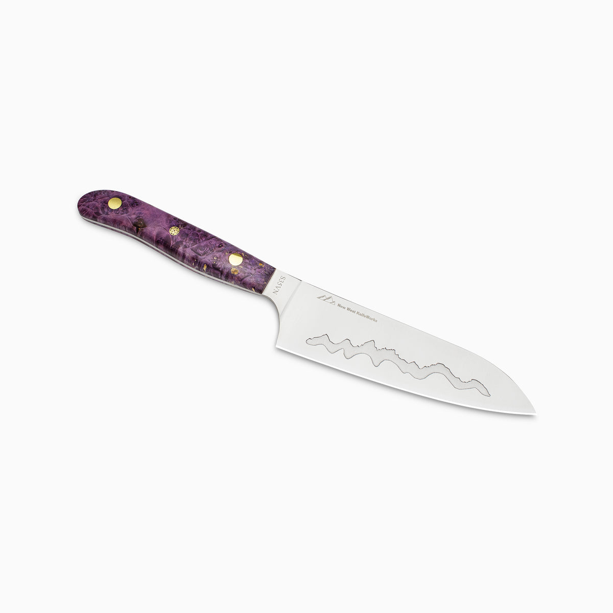 7" Teton Edge Santoku - Maker's Mark: "Twilight"