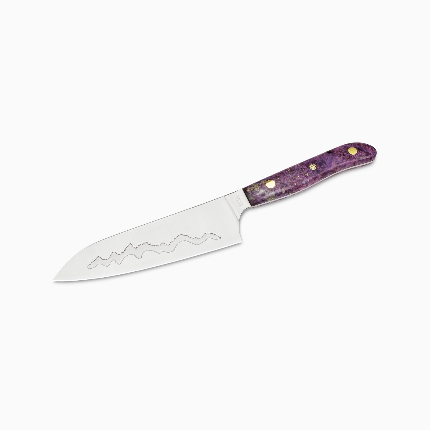 7" Teton Edge Santoku - Maker's Mark: "Twilight"