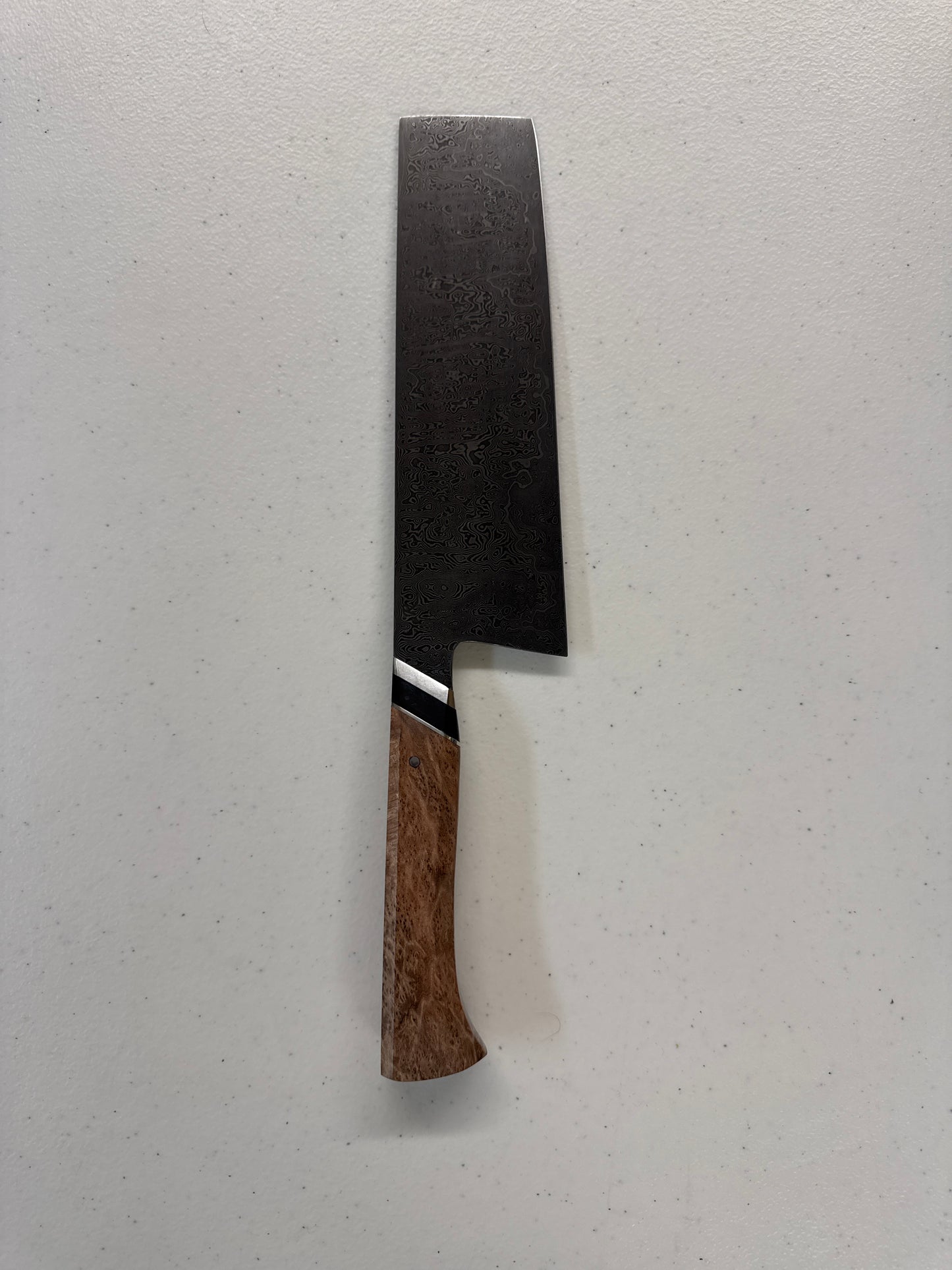 Rhymer Knives | Custom 7" Damascus Nakiri