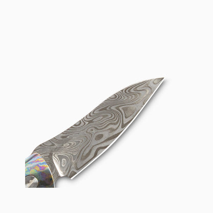 Glory Folder Semi-Custom #220 Elk Antler - Aura Timascus - Thor Damasteel