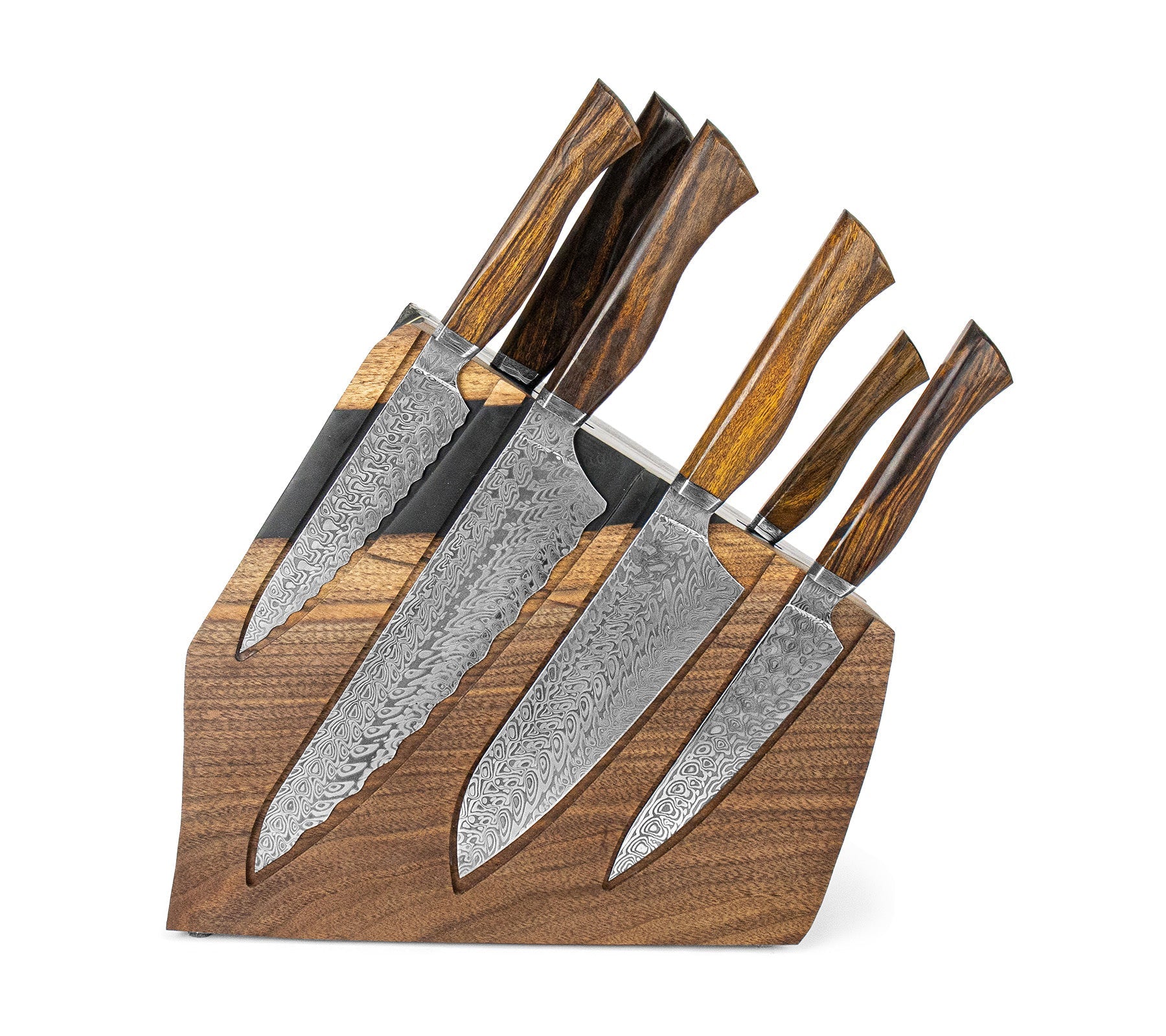 Global Classic Knife Set, Chef's, Paring, Santoku, Bread