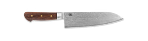 Brennan Knives - Custom 7" Integral Damascus Santoku