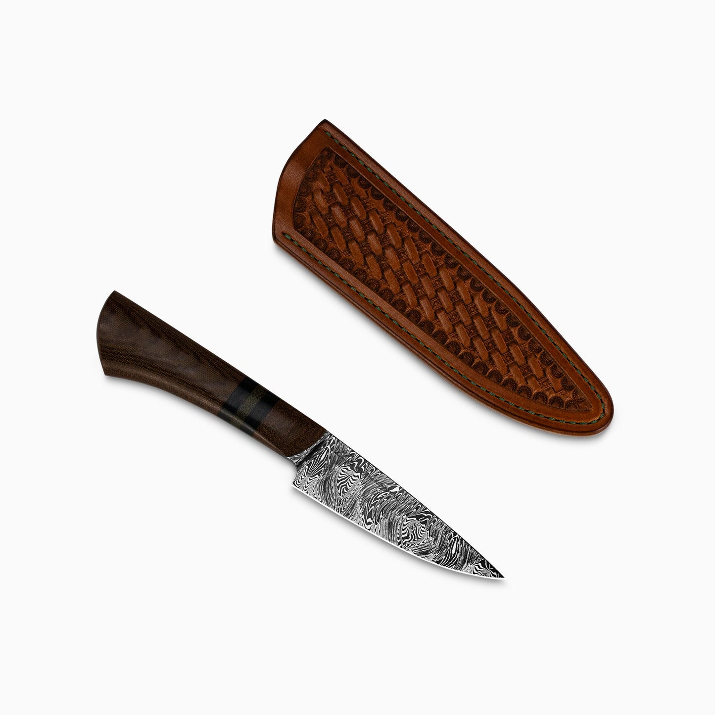 Jack Rellstab/NWKW - Drop Point Damascus Hunter #119