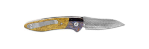 Glory Folder Semi-Custom #143 Mango - Zirconium - Hugin Damasteel