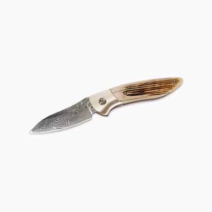 Glory Folder Semi-Custom #308 Mammoth - Sterling Silver - Thor Damasteel