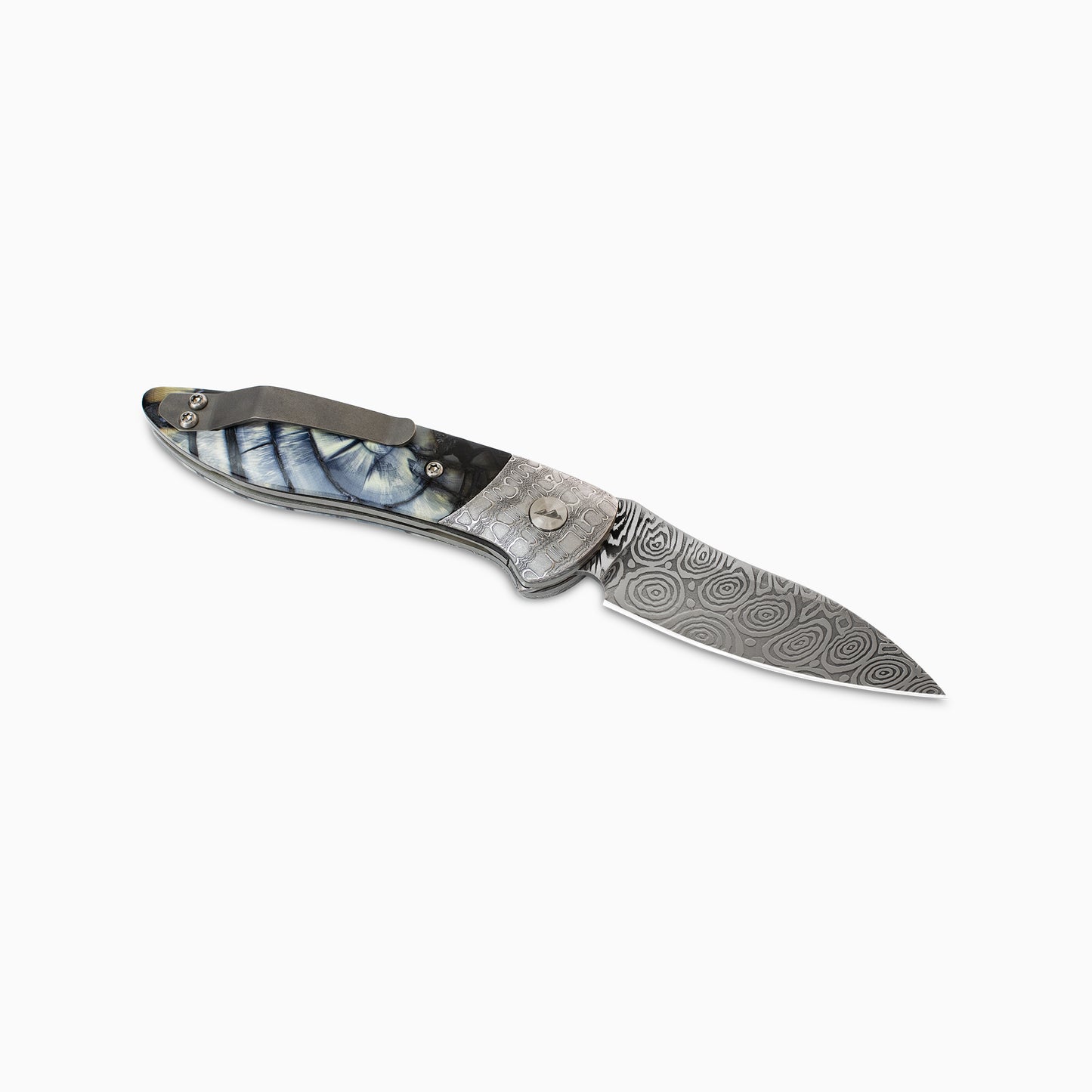 Glory Folder Semi-Custom #310 Mammoth - Reptilian Damascus - Heimskringla Damasteel