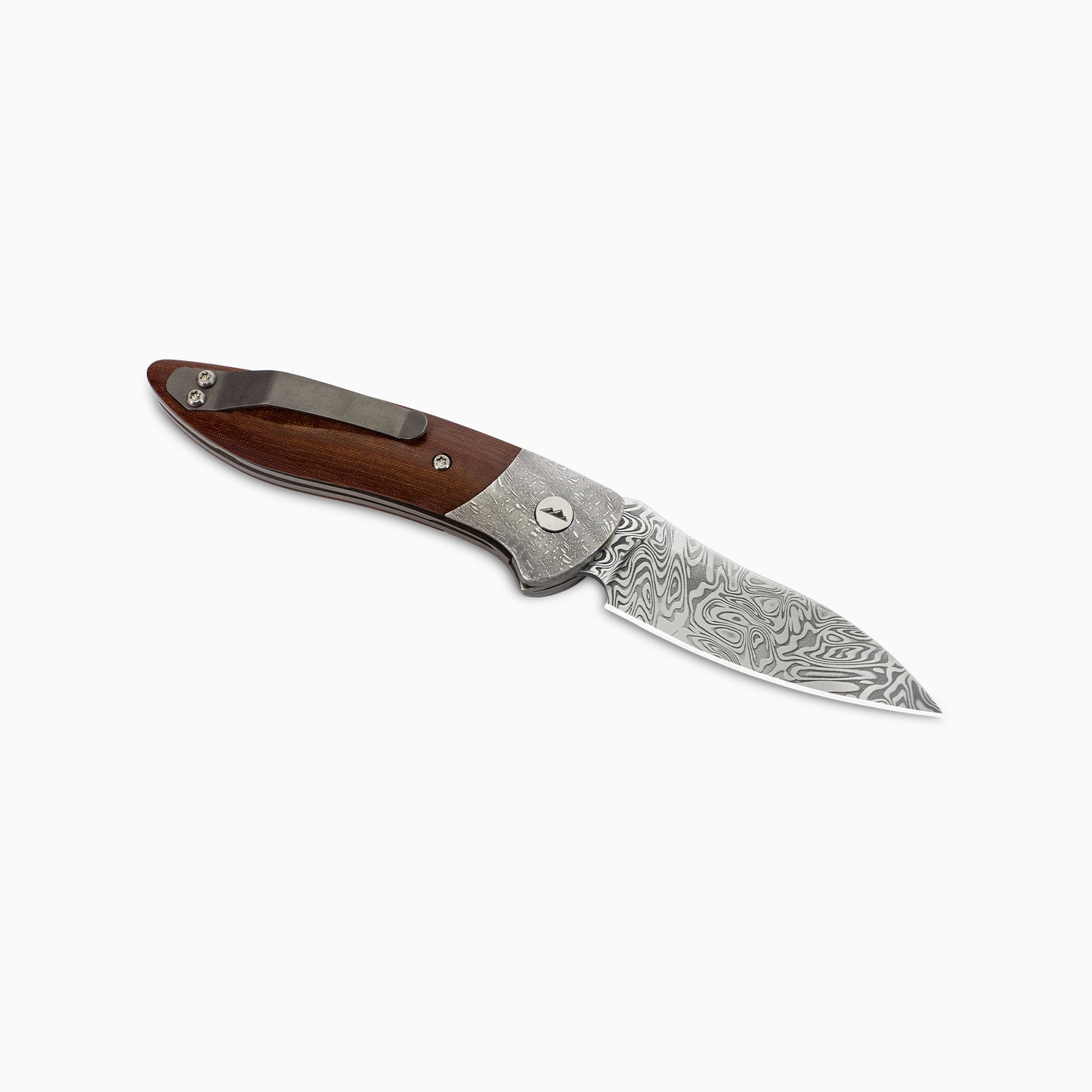 Glory Folder Semi-Custom #314 Micarta - Dot Matrix Damascus - Bifrost Damasteel