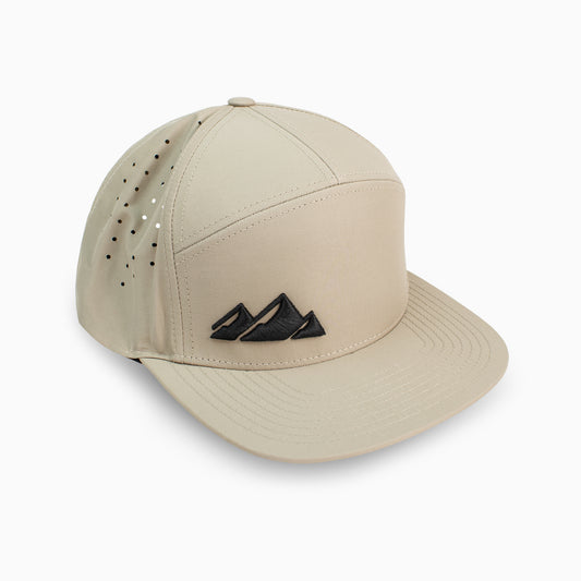 Gravel Perforated Flat Brim Hat | NWKW Logo
