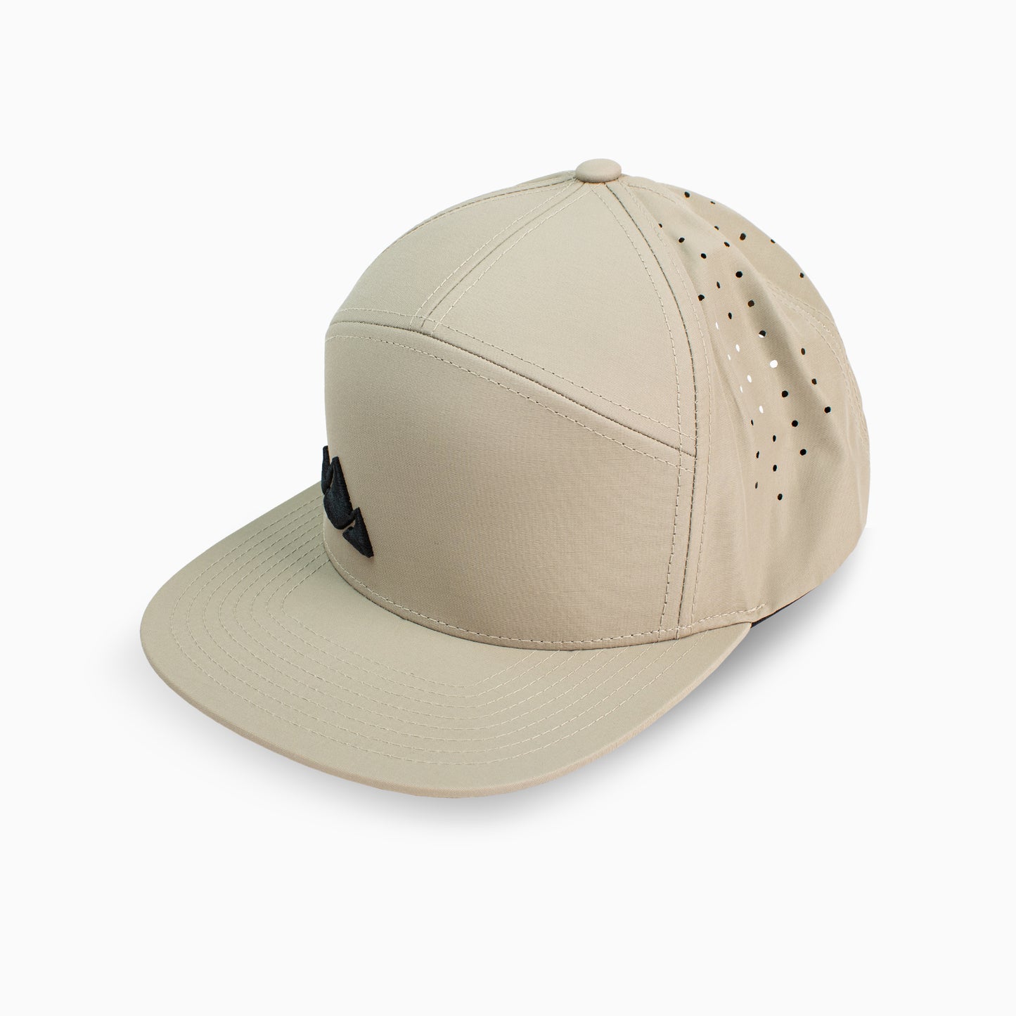 Gravel Perforated Flat Brim Hat | NWKW Logo