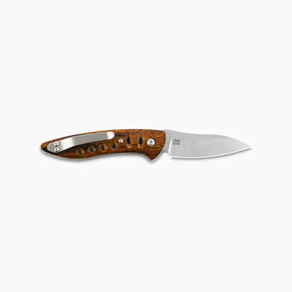 Saddleback Glory Folder - Ironwood & Black Liner - Fluted