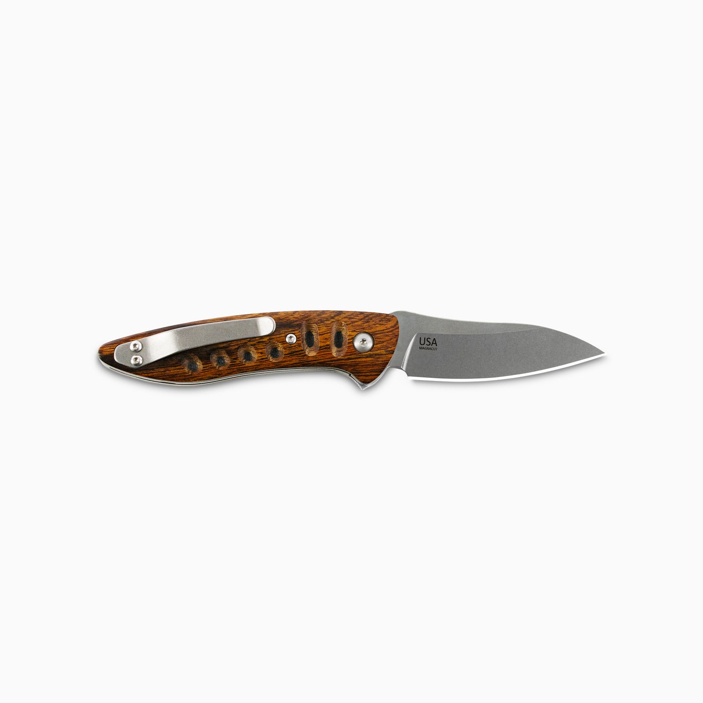 Saddleback MagnaCut Glory Folder - Ironwood & Black Liner - Fluted