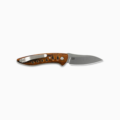 Saddleback MagnaCut Glory Folder - Ironwood & Black Liner - Fluted