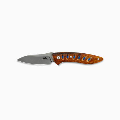 Saddleback MagnaCut Glory Folder - Ironwood & Blue Liner