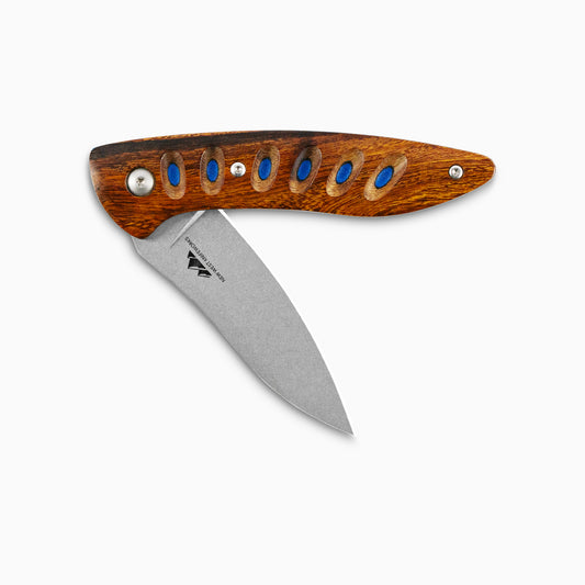 Saddleback Glory Folder - Ironwood & Blue Liner