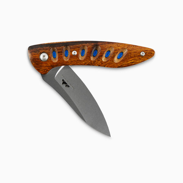 Saddleback MagnaCut Glory Folder - Ironwood & Blue Liner | New