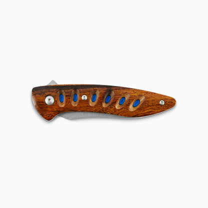 Saddleback MagnaCut Glory Folder - Ironwood & Blue Liner