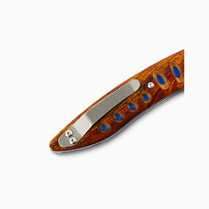 Saddleback MagnaCut Glory Folder - Ironwood & Blue Liner