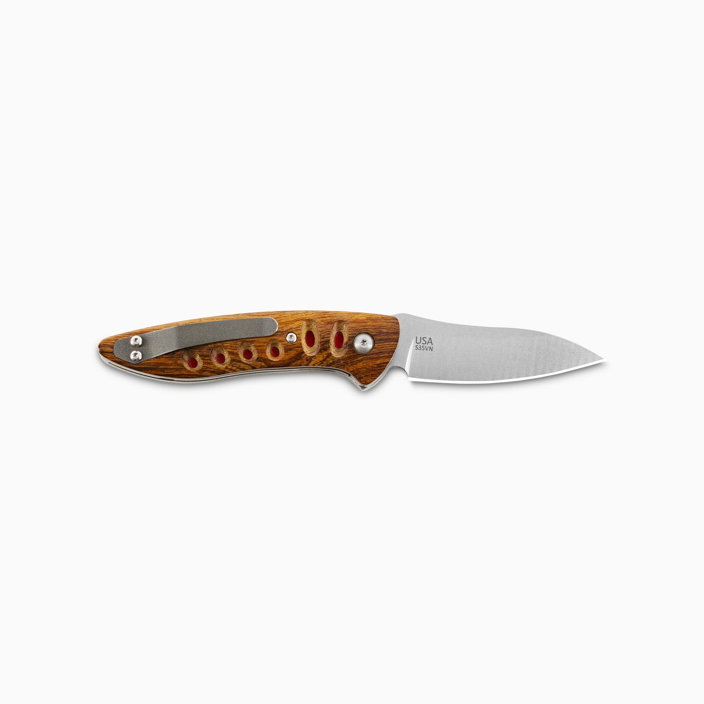 Saddleback Glory Folder - Ironwood & Red Liner