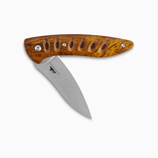 Saddleback Glory Folder - Ironwood & Red Liner